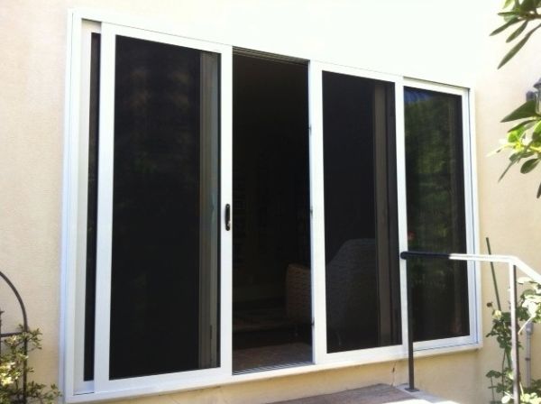 Metalex mesh screen doors quad image