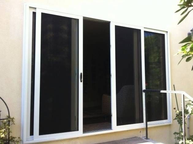 Metalex mesh screen doors quad image