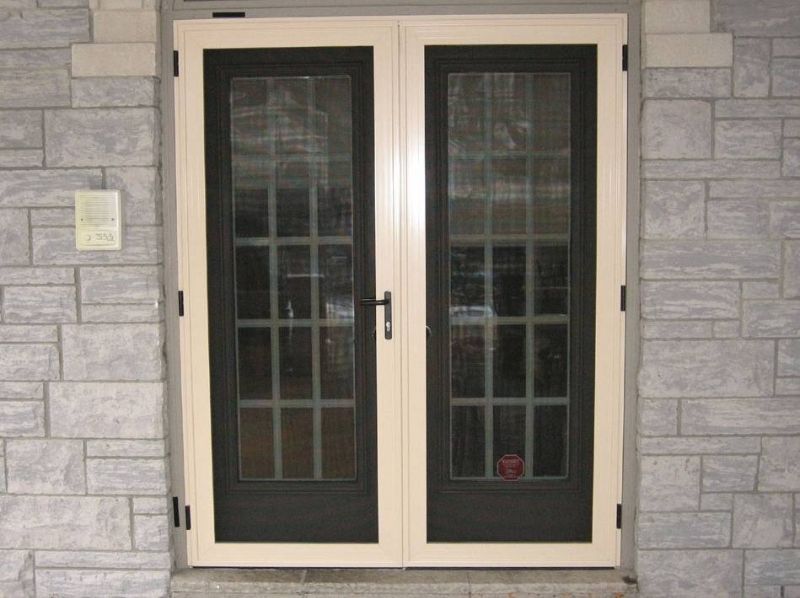 Metelex mesh screen doors double image