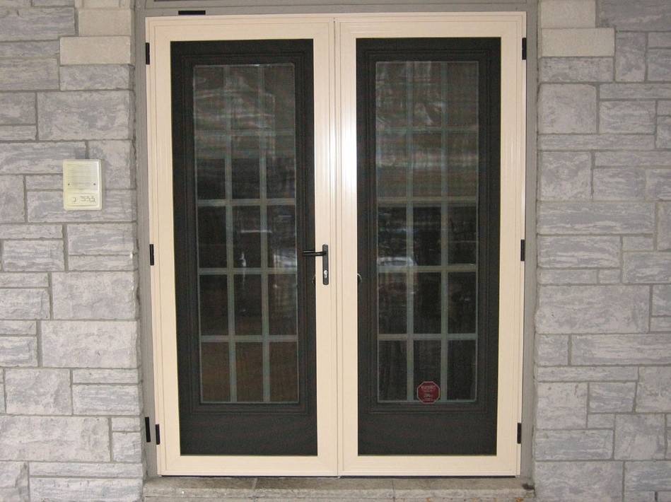 Metelex mesh screen doors double image