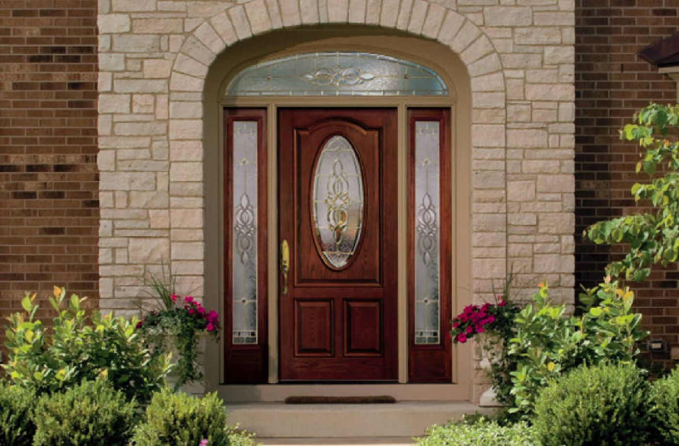 Regular wood based door with weaknesses