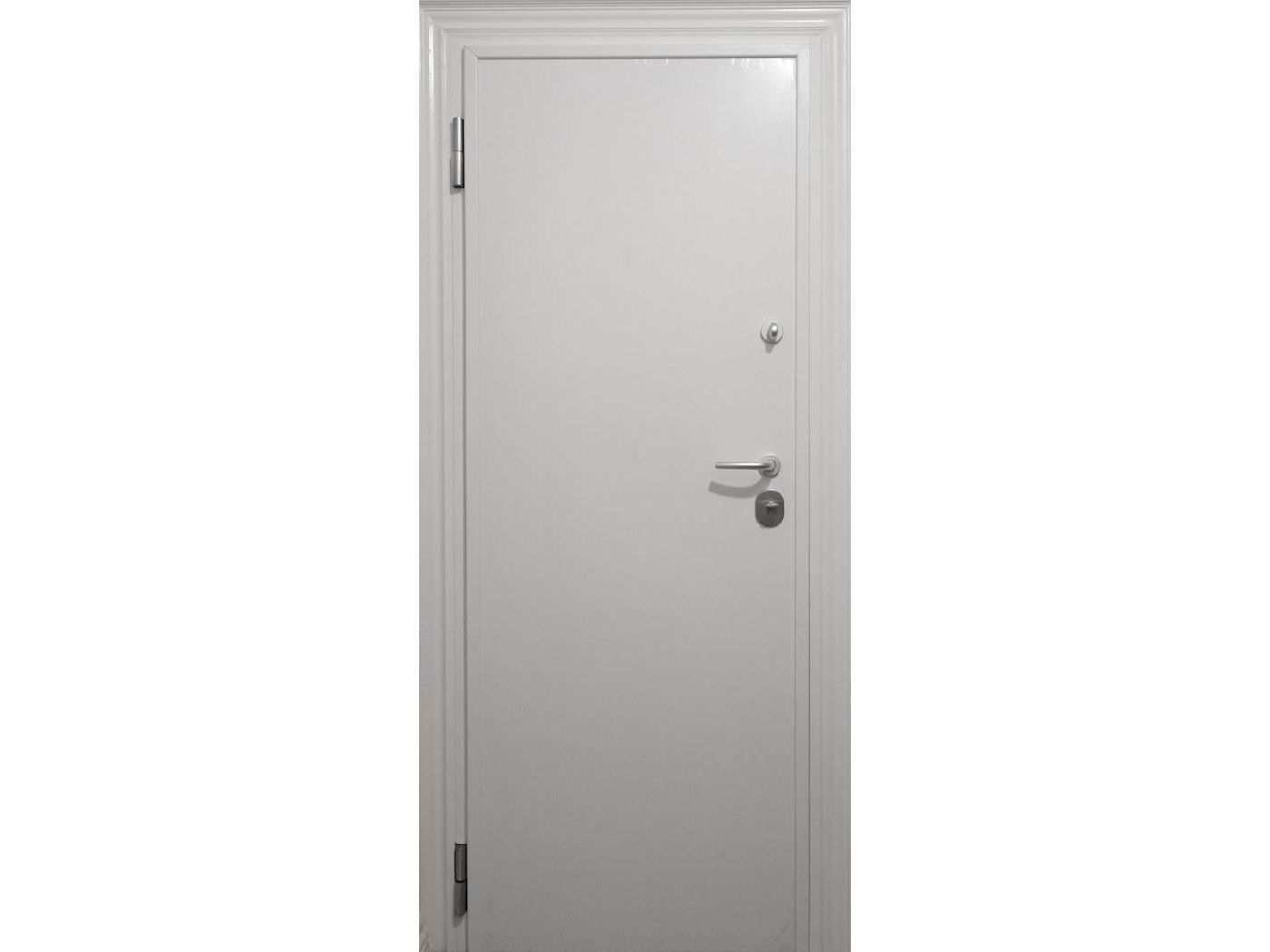 Image of a security door leading into the garage