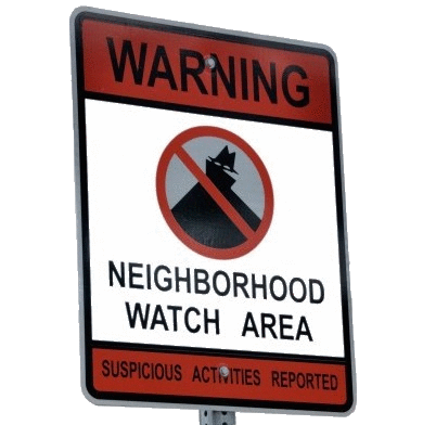 Neighbourhood watch sign