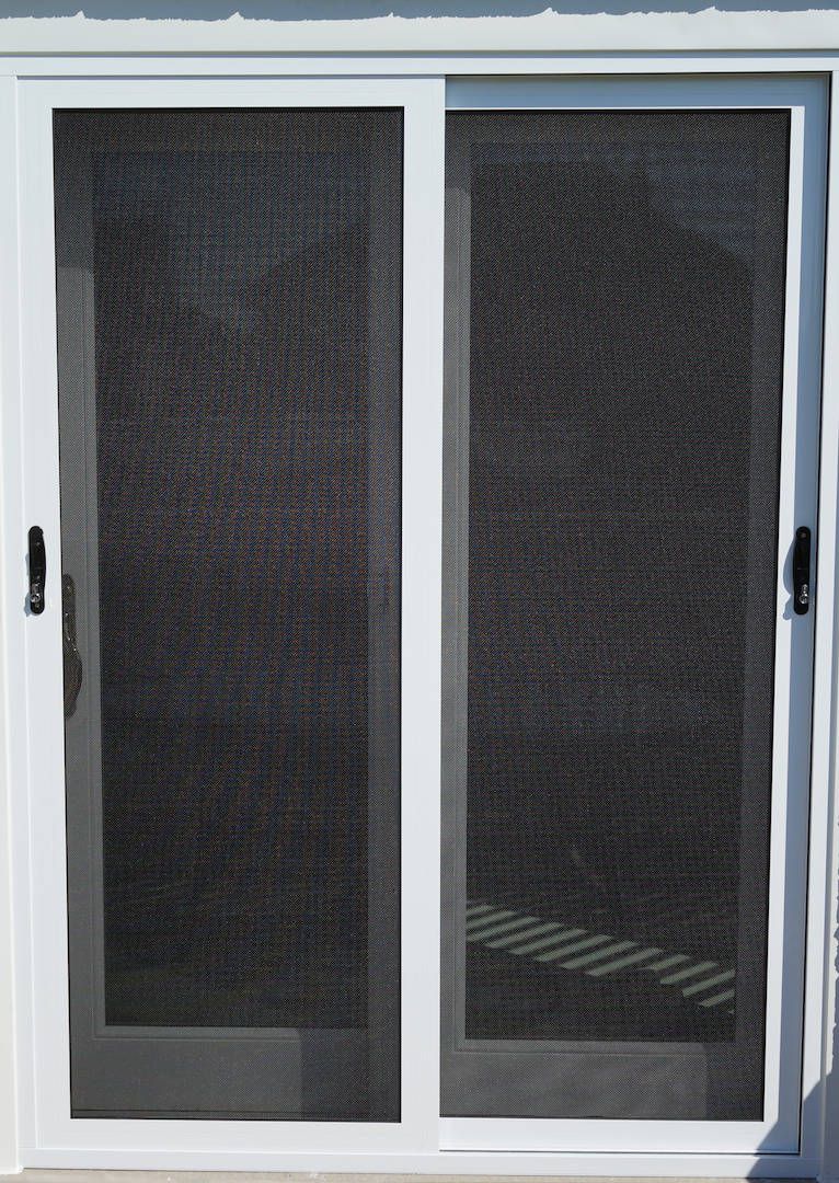 Sliding Security Screen Doors Installed