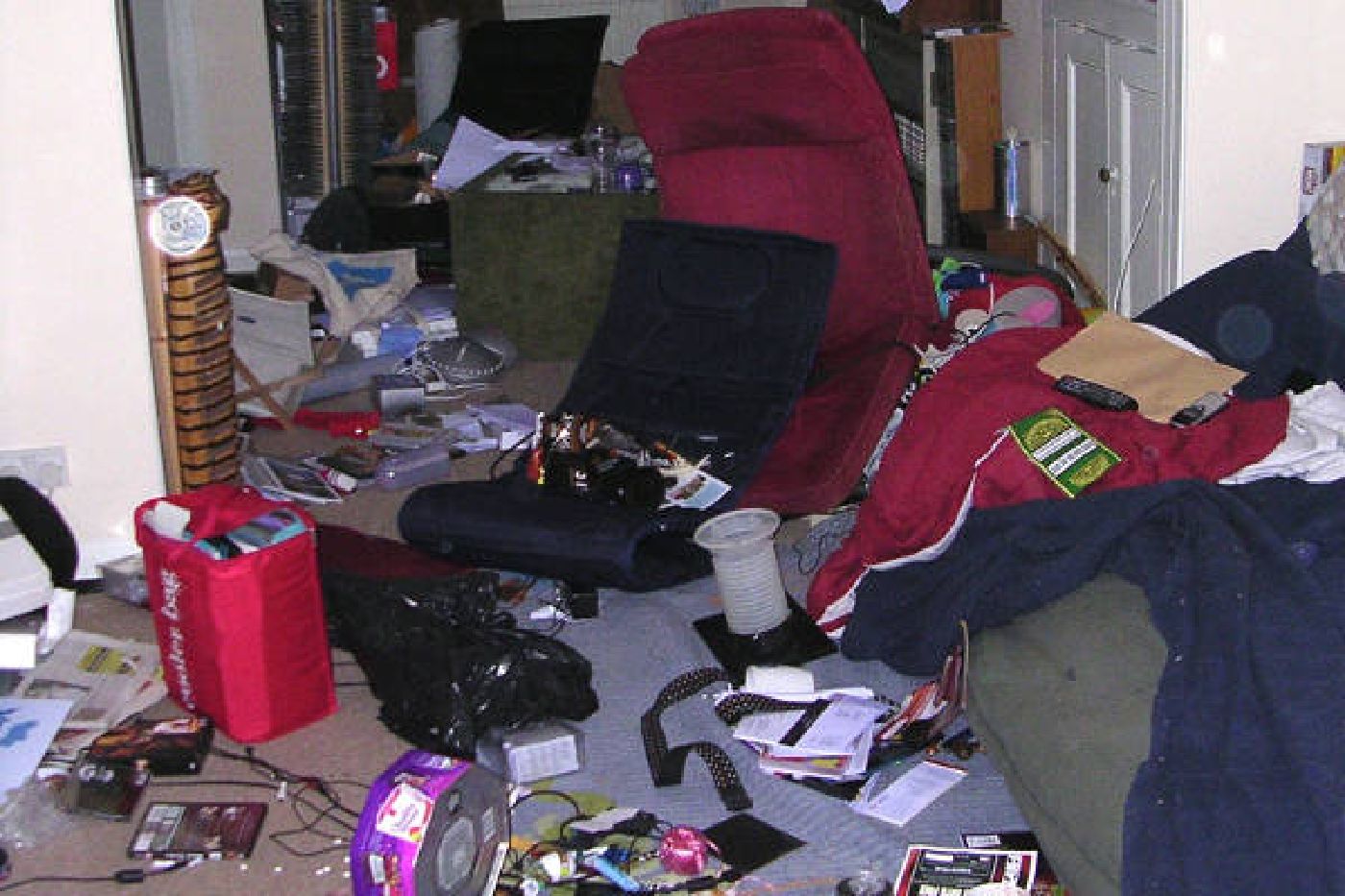 Ransacked room