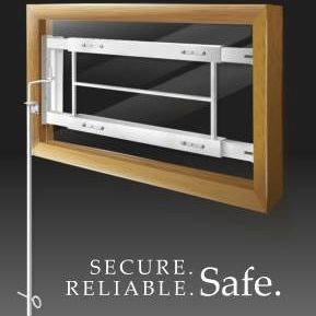 Image of basement keyless security bar