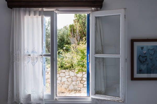 Image of a window left open